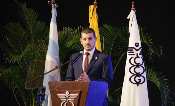 Miguel Ángel González, presidente de la Cámara de Comercio de Guayaquil . Foto: Cortesía