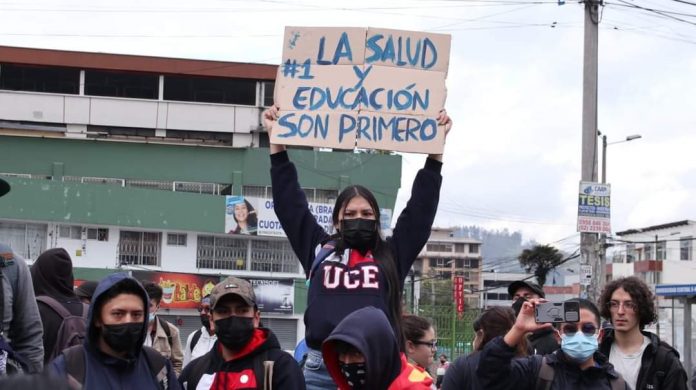 Fotos: Cortesía de Mauricio Chiluisa, presidente nacional de la FEUE